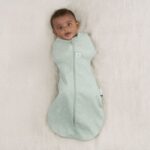 ergoPouch 1.0 TOG 0-3 Months Organic All Year Cocoon Swaddle Sleeping Bag Sage - Sleeping Bags - Image 3