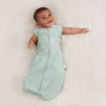 ergoPouch 1.0 TOG 0-3 Months Organic All Year Cocoon Swaddle Sleeping Bag Sage - Sleeping Bags - Image 6