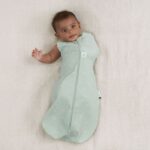 ergoPouch 1.0 TOG 0-3 Months Organic All Year Cocoon Swaddle Sleeping Bag Sage - Sleeping Bags - Image 5