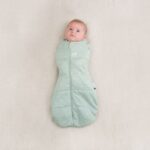 ergoPouch 2.5 TOG 0-3 Months Organic Winter Cocoon Swaddle Sleeping Bag Sage - Sleeping Bags - Image 3