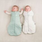 ergoPouch 2.5 TOG 0-3 Months Organic Winter Cocoon Swaddle Sleeping Bag Sage - Sleeping Bags - Image 7
