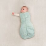 ergoPouch 2.5 TOG 0-3 Months Organic Winter Cocoon Swaddle Sleeping Bag Sage - Sleeping Bags - Image 5