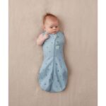 ergoPouch 1.0 TOG 0-3 Months Organic All Year Cocoon Swaddle Sleeping Bag Dragonfly - Sleeping Bags - Image 5