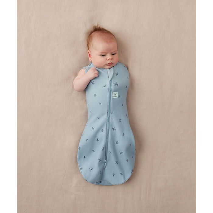 ergoPouch 0.2 TOG 0-3 Months Organic Summer Cocoon Swaddle Sleeping Bag Dragonfly – Sleeping Bags - Baby Travel ergoPouch 0.2 TOG 0-3 Months Organic Summer Cocoon Swaddle Sleeping Bag Dragonfly - Sleeping Bags - Image 5