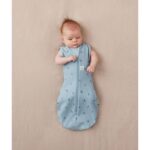 ergoPouch 1.0 TOG 3-6 Months Organic All Year Cocoon Swaddle Sleeping Bag Dragonfly - Sleeping Bags - Image 6