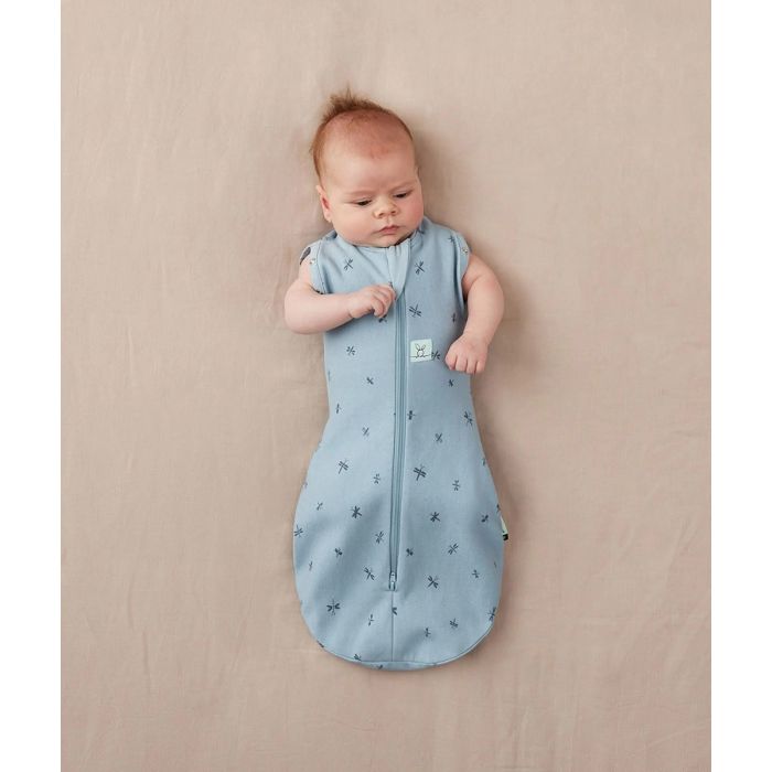 ergoPouch 0.2 TOG 0-3 Months Organic Summer Cocoon Swaddle Sleeping Bag Dragonfly – Sleeping Bags - Baby Travel ergoPouch 0.2 TOG 0-3 Months Organic Summer Cocoon Swaddle Sleeping Bag Dragonfly - Sleeping Bags - Image 6