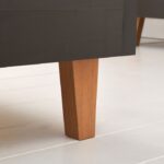 Tutti Bambini Como Cot Bed Slate Grey/Rosewood - Cots & Cot Beds - Image 10