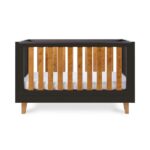Tutti Bambini Como Cot Bed Slate Grey/Rosewood - Cots & Cot Beds - Image 3