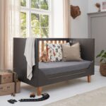 Tutti Bambini Como Cot Bed Slate Grey/Rosewood - Cots & Cot Beds - Image 2