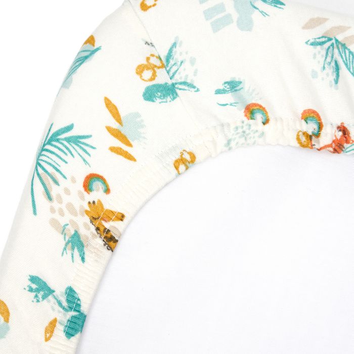 Tutti Bambini Cot 2 Pack Fitted Sheets 120x60cm Run Wild – Cot and Bed Sheets - Baby Travel Tutti Bambini Cot 2 Pack Fitted Sheets 120x60cm Run Wild - Cot and Bed Sheets - Image 6