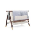 Tutti Bambini Cozee Luxe Bedside Crib Walnut/Cream – Cribs - Baby Travel Tutti Bambini Cozee Luxe Bedside Crib Walnut/Cream - Cribs - Image 3