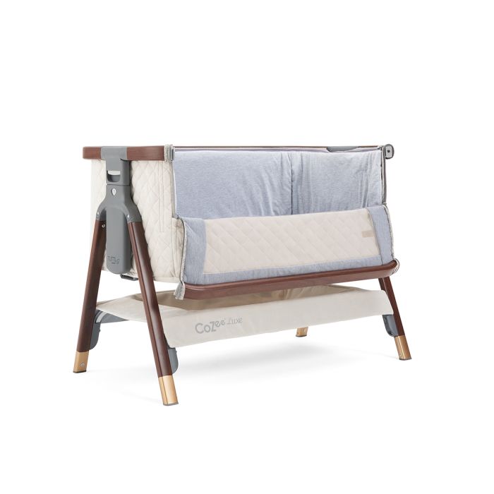 Tutti Bambini Cozee Luxe Bedside Crib Walnut/Cream – Cribs - Baby Travel Tutti Bambini Cozee Luxe Bedside Crib Walnut/Cream - Cribs - Image 3