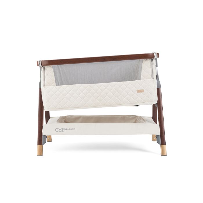Tutti Bambini Cozee Luxe Bedside Crib Walnut/Cream – Cribs - Baby Travel Tutti Bambini Cozee Luxe Bedside Crib Walnut/Cream - Cribs - Image 5