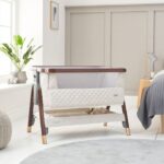 Tutti Bambini Cozee Luxe Bedside Crib Walnut/Cream – Cribs - Baby Travel Tutti Bambini Cozee Luxe Bedside Crib Walnut/Cream - Cribs - Image 2