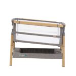 Tutti Bambini Cozee XL Bedside Crib & Cot Oak/Charcoal - Cribs - Image 5