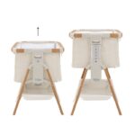 Tutti Bambini Cozee XL Bedside Crib & Cot Scandinavian Walnut/Ecru - Cribs - Image 6
