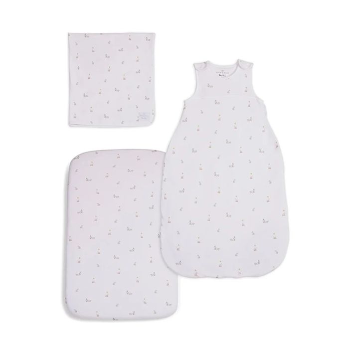 Silver Cross Rosa & Blue Crib Starter Set Duckling Print – Bedding Sets - Baby Travel