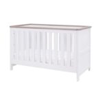 Tutti Bambini Verona Cot Bed White/Oak – Cots & Cot Beds - Baby Travel Tutti Bambini Verona Cot Bed White/Oak - Cots & Cot Beds