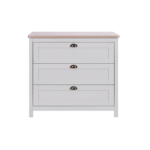 Tutti Bambini Verona Chest Changer Dove Grey/Oak – Nursery Drawers - Baby Travel Tutti Bambini Verona Chest Changer Dove Grey/Oak - Nursery Drawers - Image 5