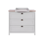 Tutti Bambini Verona Chest Changer Dove Grey/Oak – Nursery Drawers - Baby Travel Tutti Bambini Verona Chest Changer Dove Grey/Oak - Nursery Drawers - Image 4