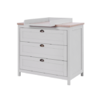 Tutti Bambini Verona Chest Changer Dove Grey/Oak – Nursery Drawers - Baby Travel Tutti Bambini Verona Chest Changer Dove Grey/Oak - Nursery Drawers
