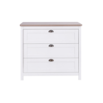 Tutti Bambini Verona Chest Changer White/Oak – Nursery Drawers - Baby Travel Tutti Bambini Verona Chest Changer White/Oak - Nursery Drawers - Image 5