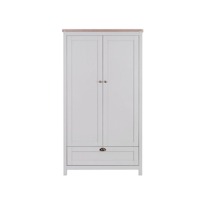 Tutti Bambini Verona Wardrobe Dove Grey/Oak – Wardrobes - Baby Travel Tutti Bambini Verona Wardrobe Dove Grey/Oak - Wardrobes - Image 3