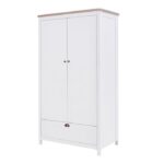 Tutti Bambini Verona Wardrobe White/Oak - Wardrobes