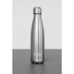 Egg Water Bottle Brushed Steel - Cup Holders & Trays