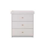 Obaby Evie Changing Unit White - Nursery Drawers