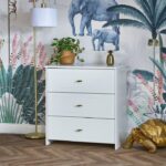 Obaby Evie Changing Unit White - Nursery Drawers - Image 2