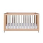 Tutti Bambini Fika Cot Bed Light Oak/White Sand - Cots & Cot Beds - Image 3