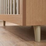 Tutti Bambini Fika Mini Cot Bed Light Oak/White Sand - Cots & Cot Beds - Image 10