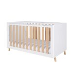 Tutti Bambini Fika Cot Bed White/Light Oak – Cots & Cot Beds - Baby Travel Tutti Bambini Fika Cot Bed White/Light Oak - Cots & Cot Beds