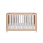 Tutti Bambini Fika Mini Cot Bed Light Oak/White Sand - Cots & Cot Beds - Image 3