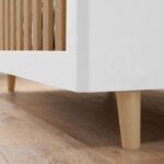 Tutti Bambini Fika Mini Cot Bed White/Light Oak - Cots & Cot Beds - Image 10