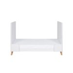 Tutti Bambini Fika Mini Cot Bed White/Light Oak - Cots & Cot Beds - Image 6