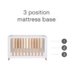 Tutti Bambini Fika Mini Cot Bed White/Light Oak - Cots & Cot Beds - Image 8