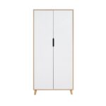 Tutti Bambini Fika/Hygge Wardrobe White/Light Oak - Wardrobes - Image 3
