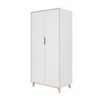 Tutti Bambini Fika/Hygge Wardrobe White/Light Oak - Wardrobes