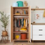 Tutti Bambini Fika/Hygge Wardrobe White/Light Oak - Wardrobes - Image 2
