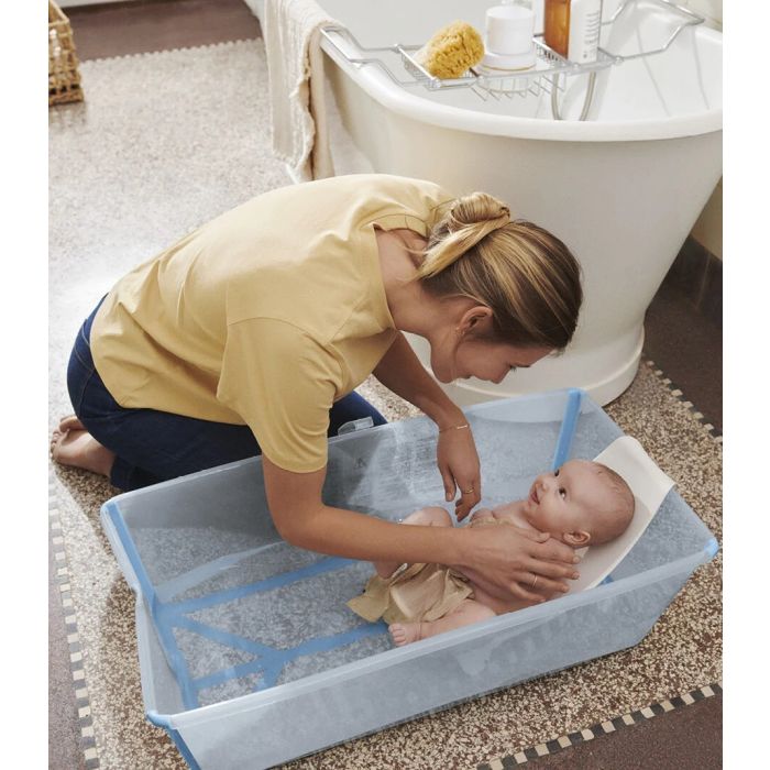 Stokke Flexi Bath X-Large Ocean Blue – Bath Accessories - Baby Travel