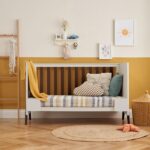 Tutti Bambini Fuori Cot Bed Warm Walnut/White Sand – Cots & Cot Beds - Baby Travel Tutti Bambini Fuori Cot Bed Warm Walnut/White Sand - Cots & Cot Beds - Image 2