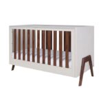 Tutti Bambini Fuori Cot Bed Warm Walnut/White Sand – Cots & Cot Beds - Baby Travel Tutti Bambini Fuori Cot Bed Warm Walnut/White Sand - Cots & Cot Beds
