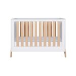 Tutti Bambini Fuori Mini Cot Bed White/Light Oak - Cots & Cot Beds - Image 3