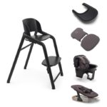 Bugaboo Giraffe Ultimate High Chair Bundle Black – Wooden High Chairs - Baby Travel Bugaboo Giraffe Ultimate High Chair Bundle Black - Wooden High Chairs
