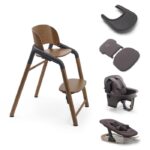Bugaboo Giraffe Ultimate High Chair Bundle Grey - Wooden High Chairs
