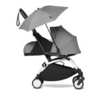 Babyzen YOYO Parasol Grey - Pram Sun and Rain Cover - Image 5
