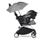 Babyzen YOYO Parasol Grey - Pram Sun and Rain Cover - Image 2