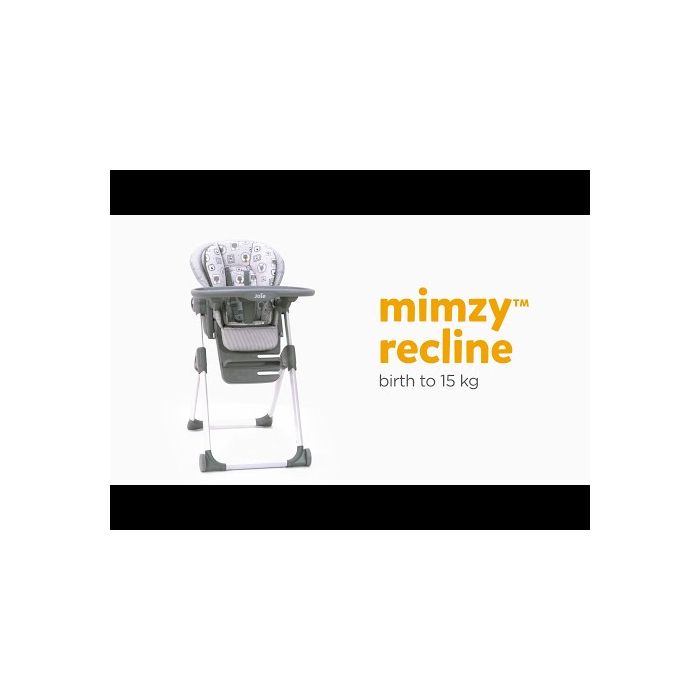 Joie Mimzy Recline Highchair Speckled – Fold Away Highchairs - Baby Travel